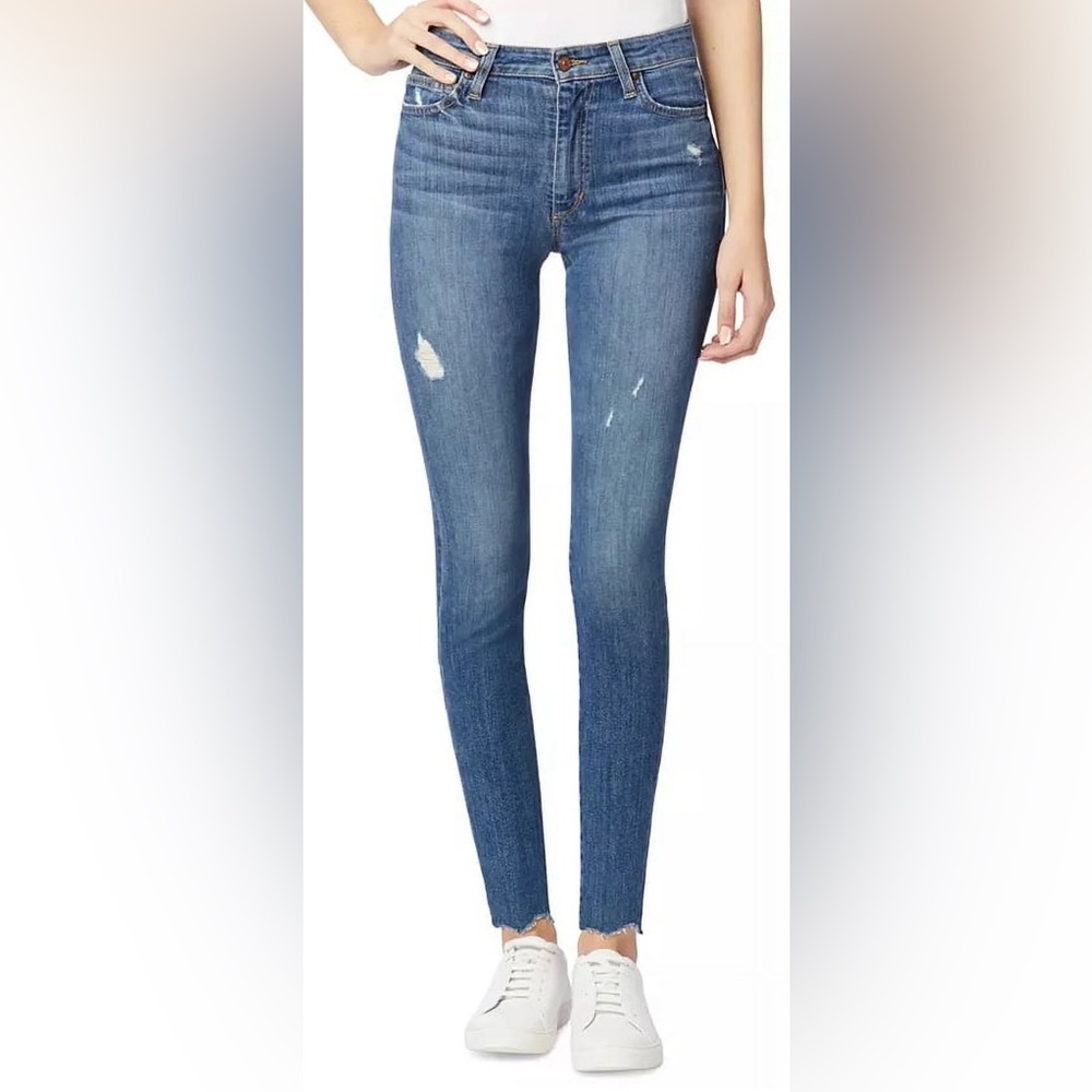 Joe's Jeans raw hem Distressed Skinny‎ Jeans. Women size 27